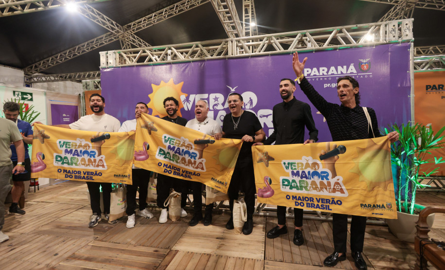 O grupo Gipsy Kings durante a apresentacao do seu show dentro da programacao do Verao Maior Parana, em Matinhos - 16/02/2026