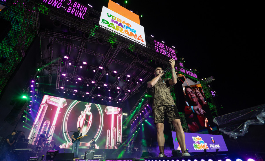 Bruno & Denner e Israel & Rodolffo fazem balada sertaneja para 32 mil pessoas em Pontal do Paraná