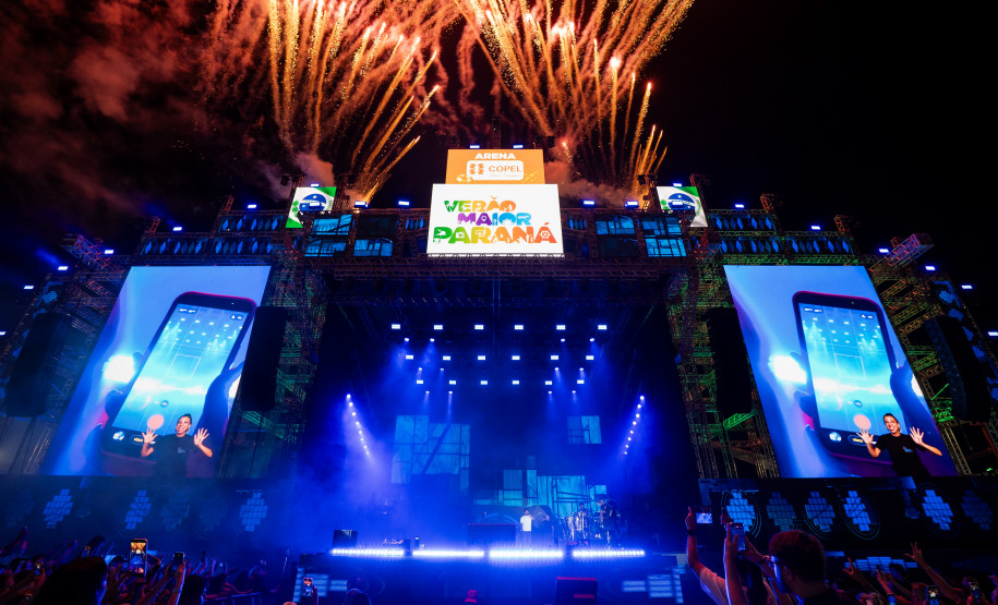 Bruno & Denner e Israel & Rodolffo fazem balada sertaneja para 32 mil pessoas em Pontal do Paraná