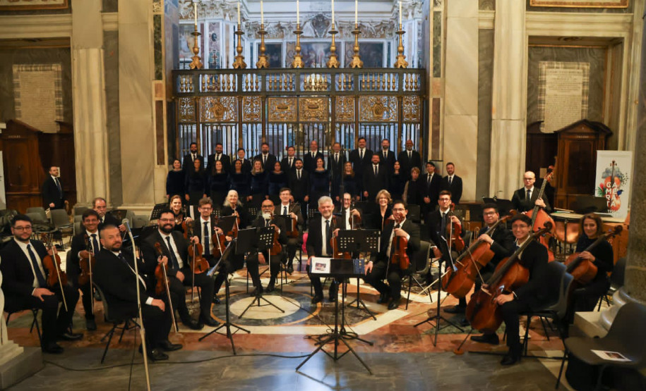 Patrocinada pela Sanepar, Camerata Antiqua de Curitiba inicia turnê em Roma