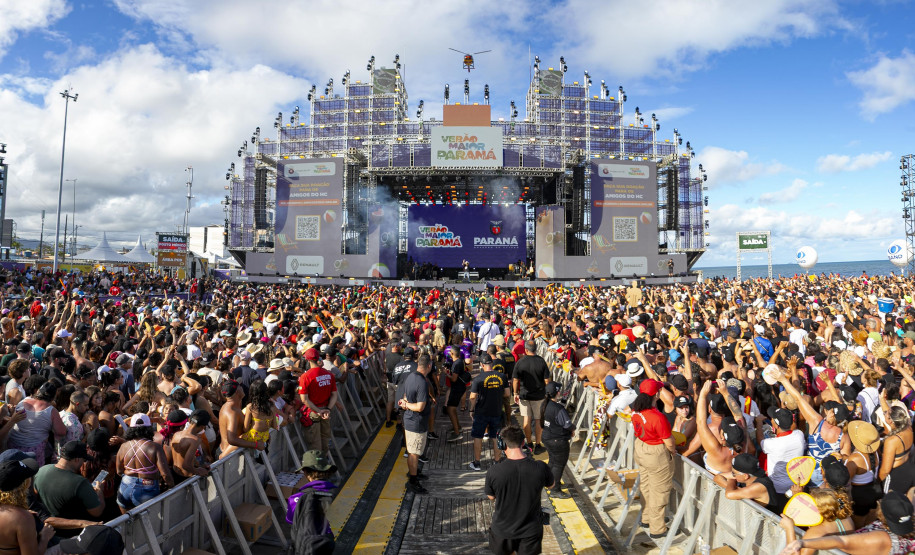Verão Maior Paraná 2026 iguala público de 2025 em apenas três finais de semana
