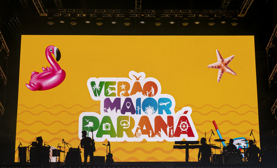 Pontal do Paraná, 09 de janeiro de 2026 - Show de Luan Pereira dentro das atrações do Verão Maior Paraná.
