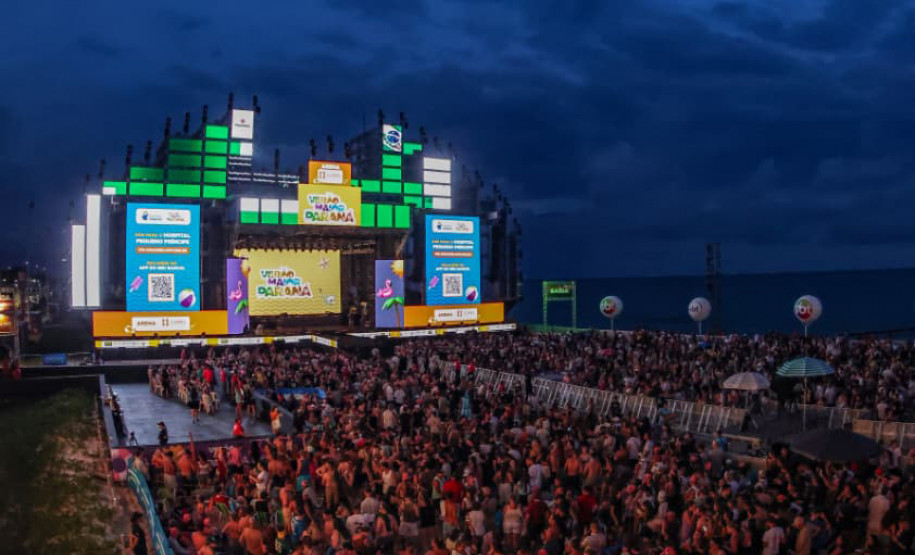Drones, luzes e recorde de público: show de Alok leva 338 mil pessoas ao Verão Maior