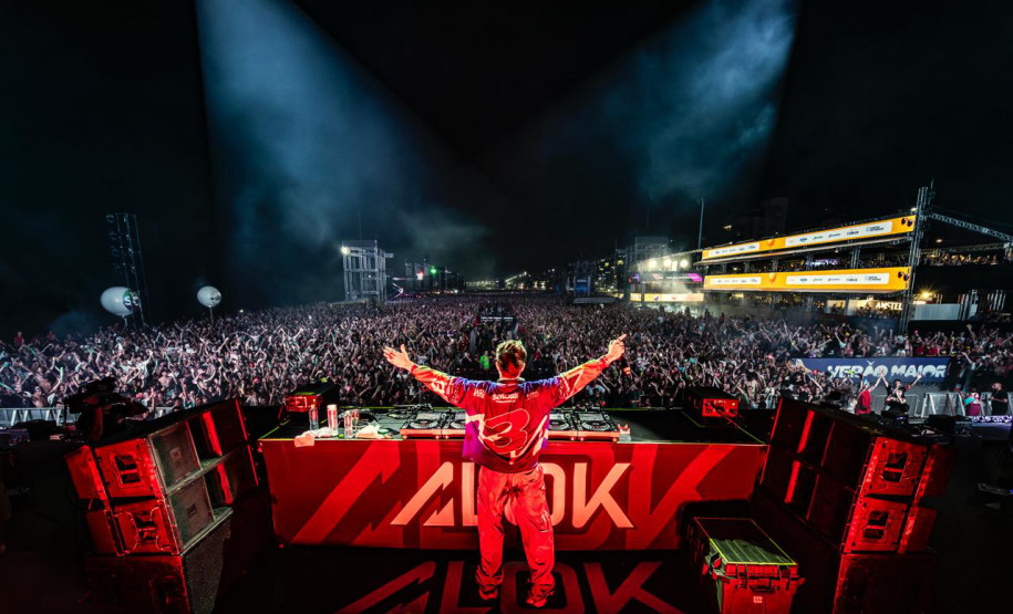 Show de Alok em Matinhos foi o evento musical com maior público da história do Paraná