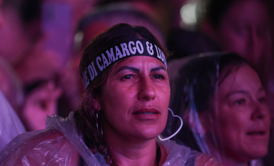 A dupla Zezé Di Camargo e Luciano durante a apresentação do seu show dentro da programação do Verão Maior Paraná, em Matinhos - 07/02/2026