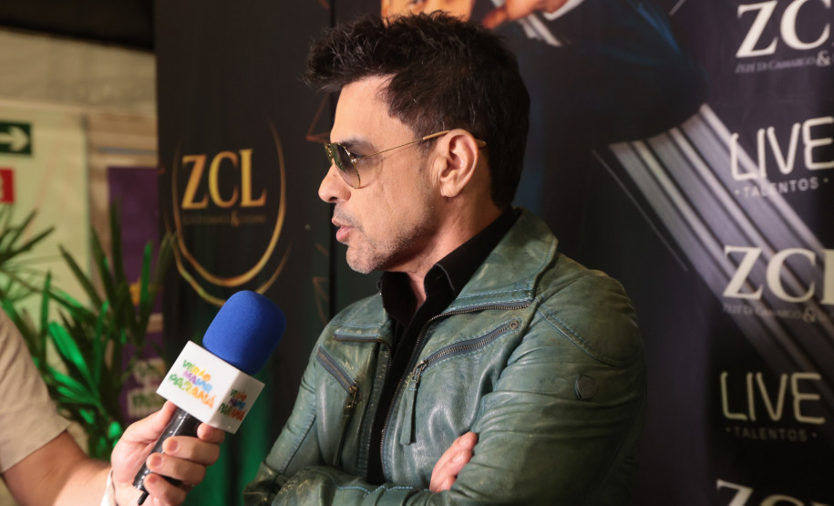 A dupla Zezé Di Camargo e Luciano durante a apresentação do seu show dentro da programação do Verão Maior Paraná, em Matinhos - 07/02/2026