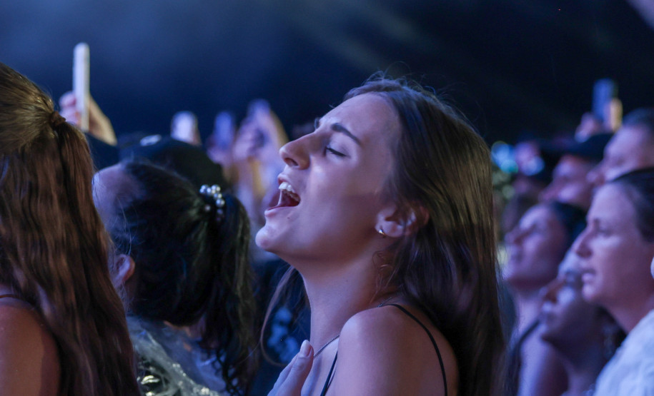 A dupla Zezé Di Camargo e Luciano durante a apresentação do seu show dentro da programação do Verão Maior Paraná, em Matinhos - 07/02/2026