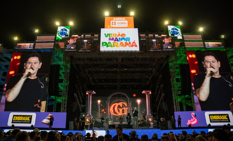 Clássicos do sertanejo no Verão Maior, Teodoro & Sampaio e Gian & Giovani agitam Pontal do Paraná
