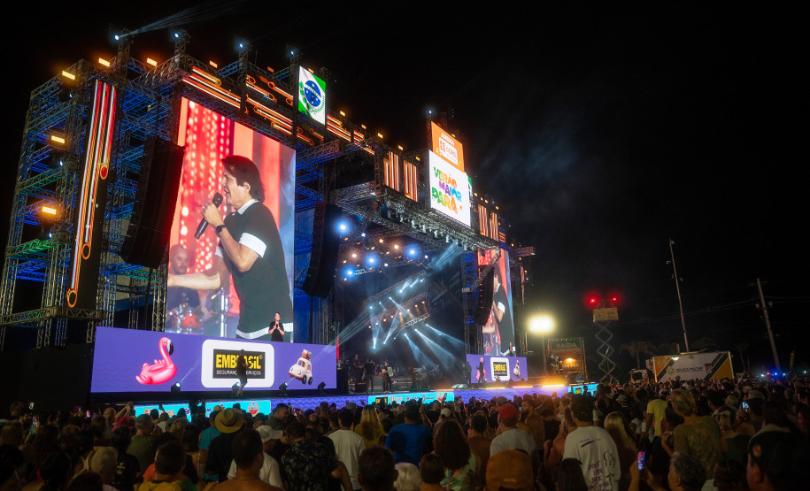 Clássicos do sertanejo no Verão Maior, Teodoro & Sampaio e Gian & Giovani agitam Pontal do Paraná