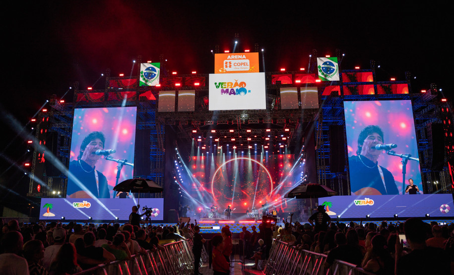 Clássicos do sertanejo no Verão Maior, Teodoro & Sampaio e Gian & Giovani agitam Pontal do Paraná