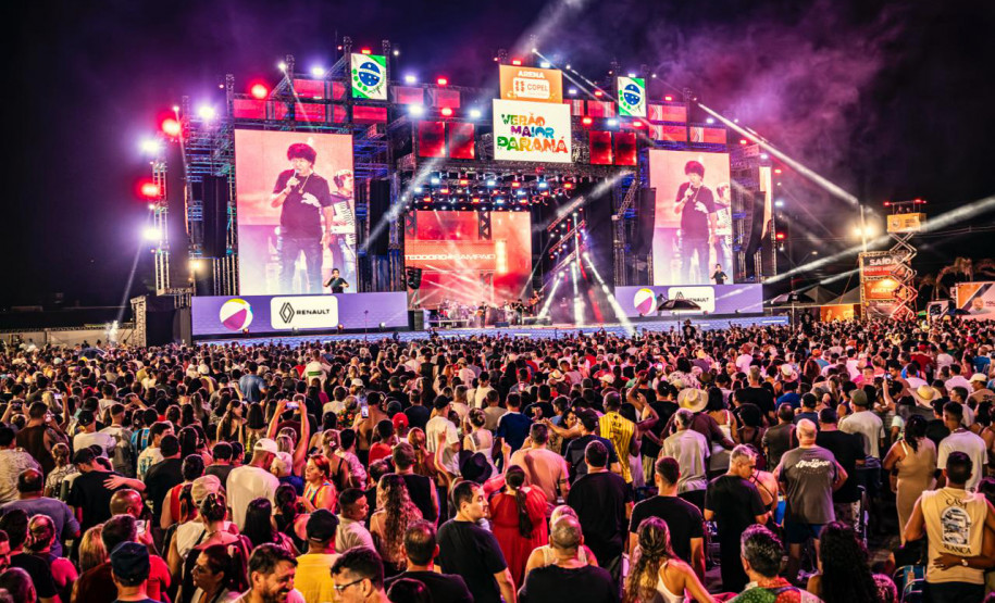 Clássicos do sertanejo no Verão Maior, Teodoro & Sampaio e Gian & Giovani agitam Pontal do Paraná