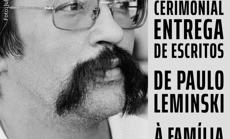 Escritos de Paulo Leminski encontrados serão entregues à família em cerimônia na BPP