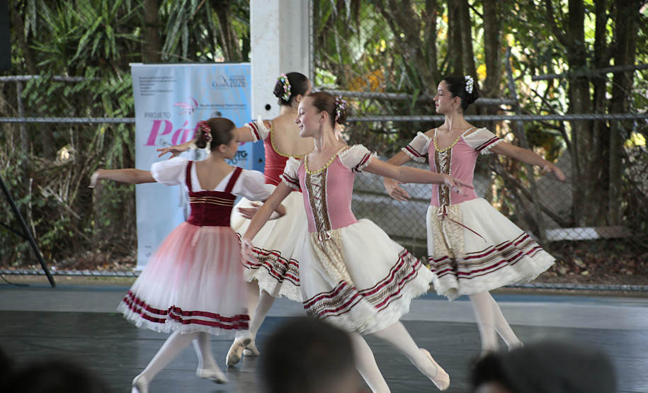 Arte para todos: Escola de Dança Teatro Guaíra se apresenta em escola de Curitiba
