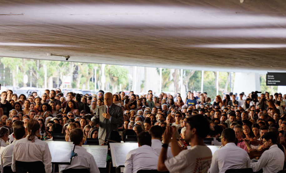 Recorde de público: mais de 3 mil pessoas acompanham concerto da OSP no MON