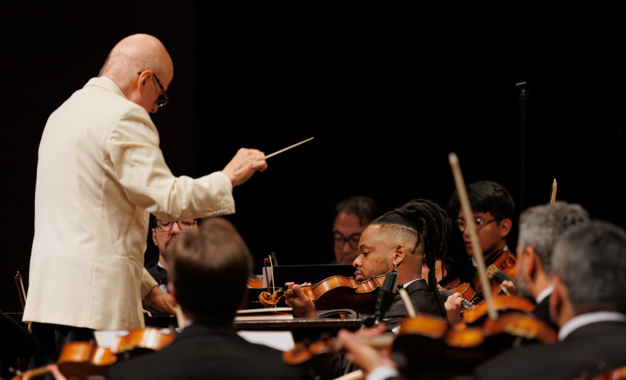 Primeiro dia de concerto do “Festival Gershwin" da Orquestra Sinfônica do Paraná lota o Guairão