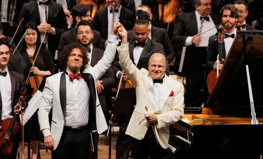 Primeiro dia de concerto do “Festival Gershwin" da Orquestra Sinfônica do Paraná lota o Guairão