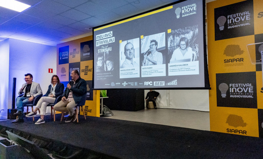 Estudo inédito realizado pela SEEC e SebraePR sobre setor audiovisual paranaense é apresentado em festival