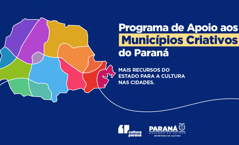 Cultura divulga resultado preliminar da análise de mérito do Programa de Apoio aos Municípios Criativos do Paraná 2.ª edição