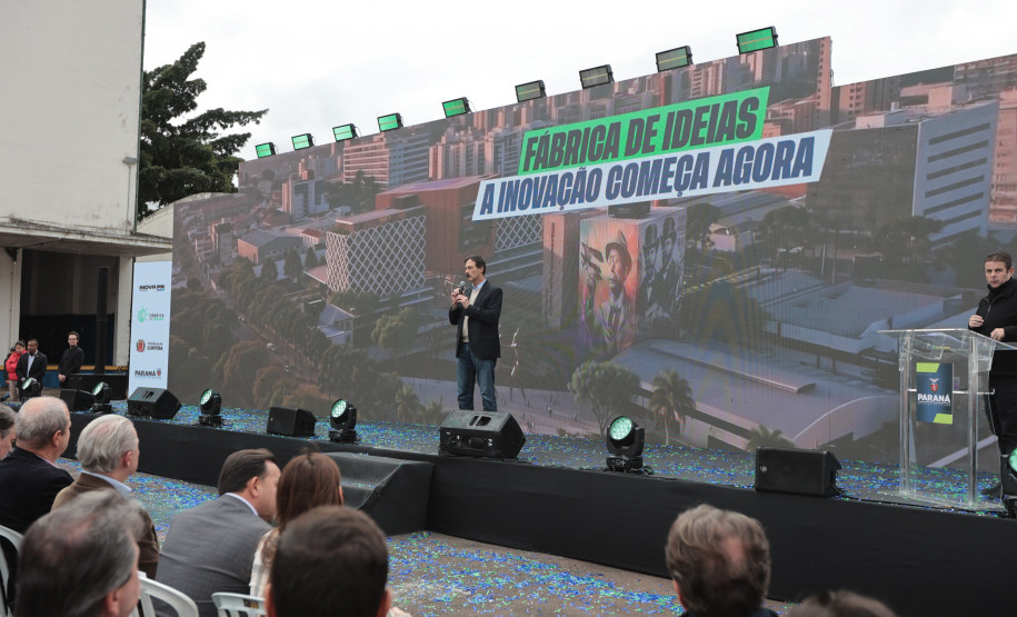 "Fábrica de Ideias vai levar o Paraná para vanguarda da tecnologia", afirma Ratinho Junior