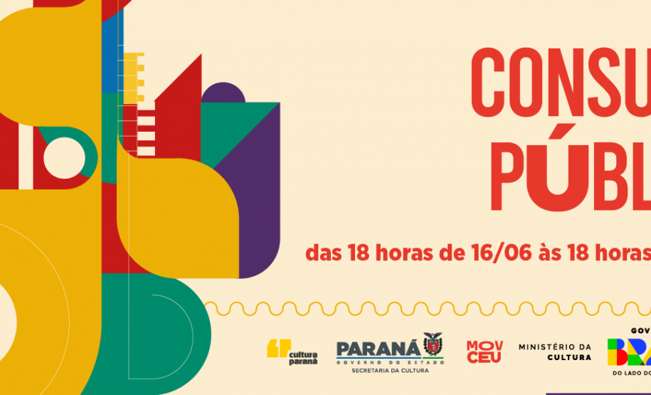 Secretaria da Cultura abre consulta pública para o Edital MovCEU Paraná