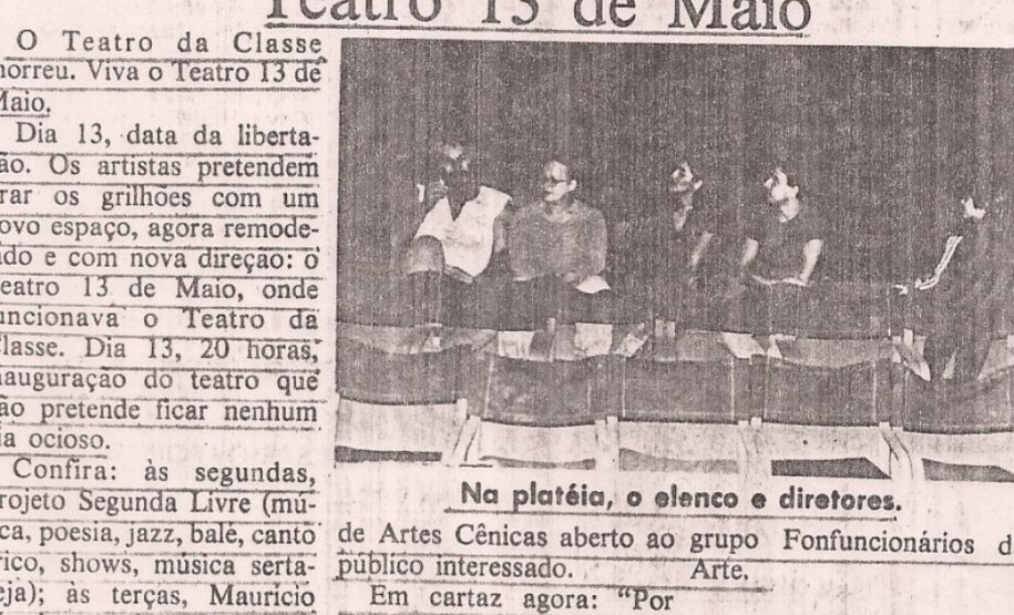Teatro José Maria Santos ganha documentário no aniversário de 28 anos