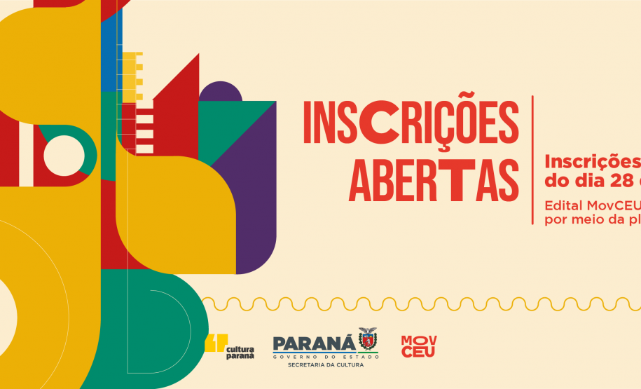 Edital MovCEU Paraná recebe inscrições até o próximo dia 28 de outubro