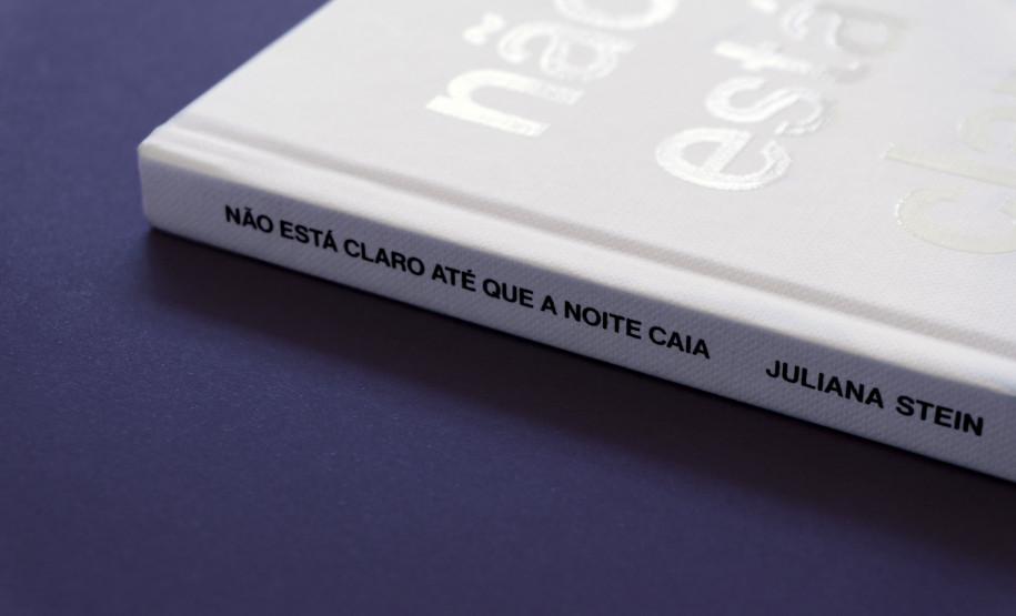 Livro premiado no LAD Awards  "Não está claro até que a noite caia" de Juliana Stein.