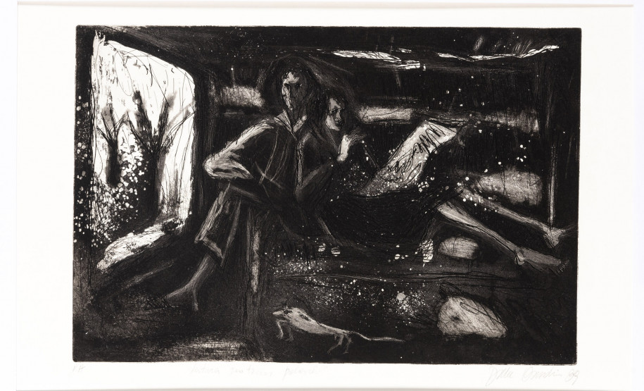 Leitura no Trem Polonês, Dulce Osinski. A obra "Leitura no Trem Polonês, de Dulce Osinski. estará na mostra.