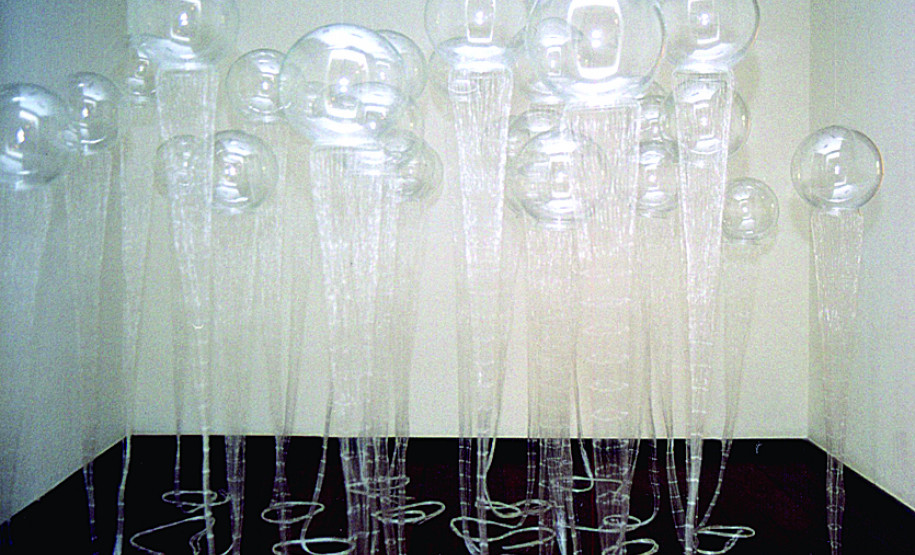 Instalação de Mainês Olivetti foi feita no Faxinal das Artes.