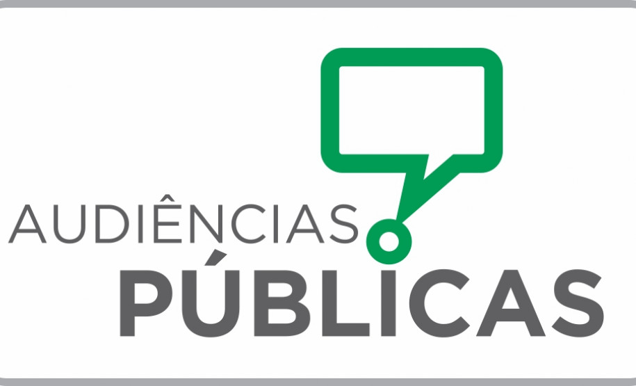 Audiências Públicas Audiências públicas vão ocorrer em todas as macrorregiões do estado.