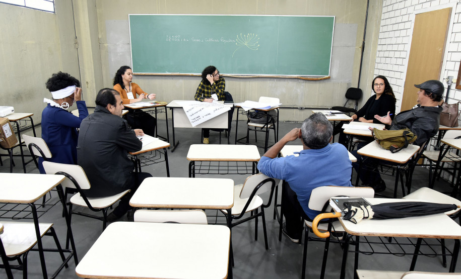Reunião sobre plano setorial: Povos e Cultura Popular.