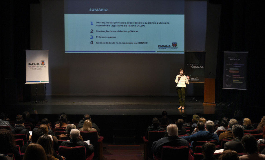 Último encontro do ciclo de Audiências Públicas aconteceu em Curitiba na quinta-feira (4), no Guairinha.