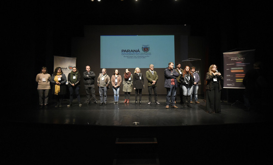 Mais de 1,5 mil agentes culturais, gestores e artistas do Paraná foram atendidos pelas audiências públicas.