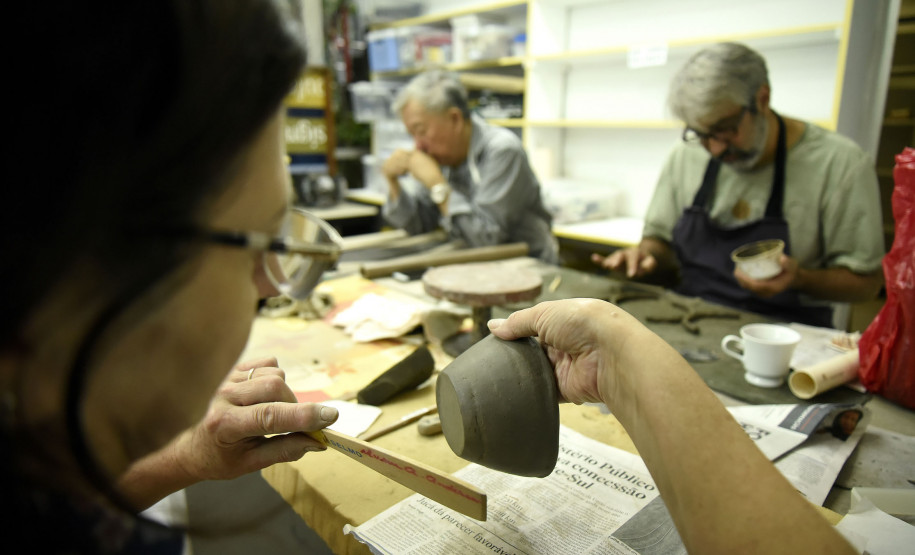 Curso de Cerâmica do MCAA.